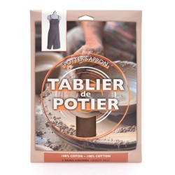 Tablier de potier fendu...